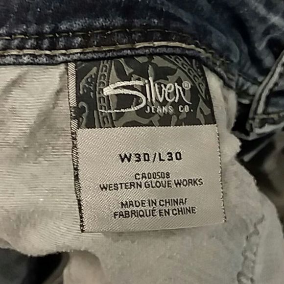 Silver Jeans Suki blue jeans women's size 30Wx30L indigo mid rise medium washed - Picture 9 of 9